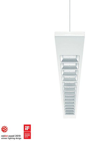 Zumtobel Claris evolution alb 3.000 K 128 cm, reglabil, Alb, Studiu / Birou, Metal