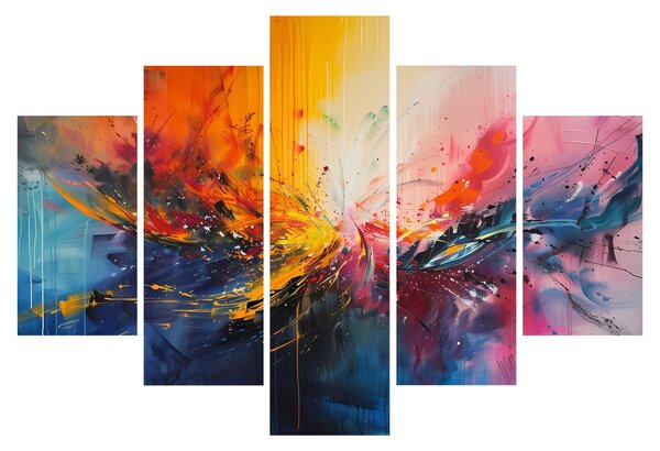 Tablou - Abstracție de culoare (150x105 cm)