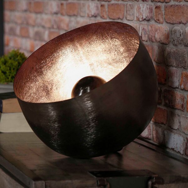 Zijlstra Lampă de masă Basket Light, Ø 36 cm, Negru, Camera de zi / sufragerie, Metal