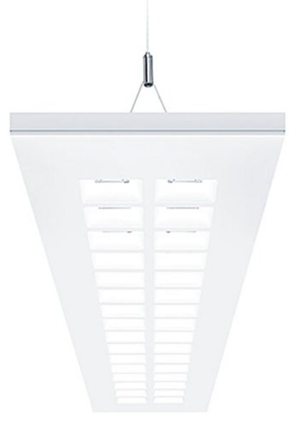 Zumtobel Mirel, lampă suspendată cu optică lentilă 43.1W, reglabil, Alb, Studiu / Birou, Metal