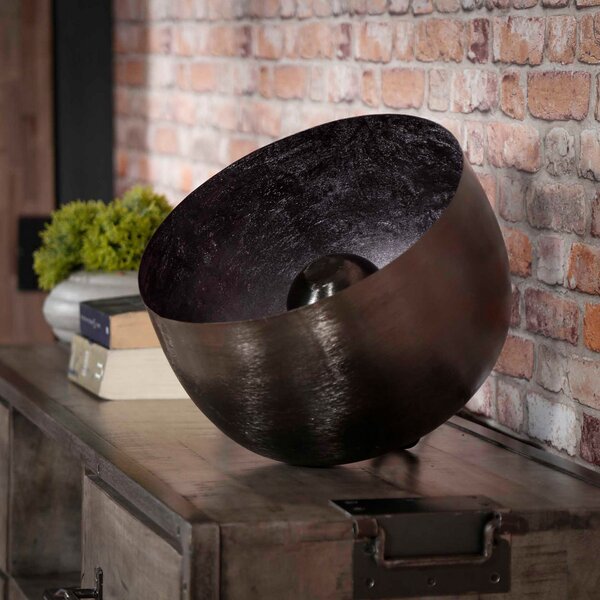Zijlstra Lampă de masă Basket Light, Ø 36 cm, Negru, Camera de zi / sufragerie, Metal
