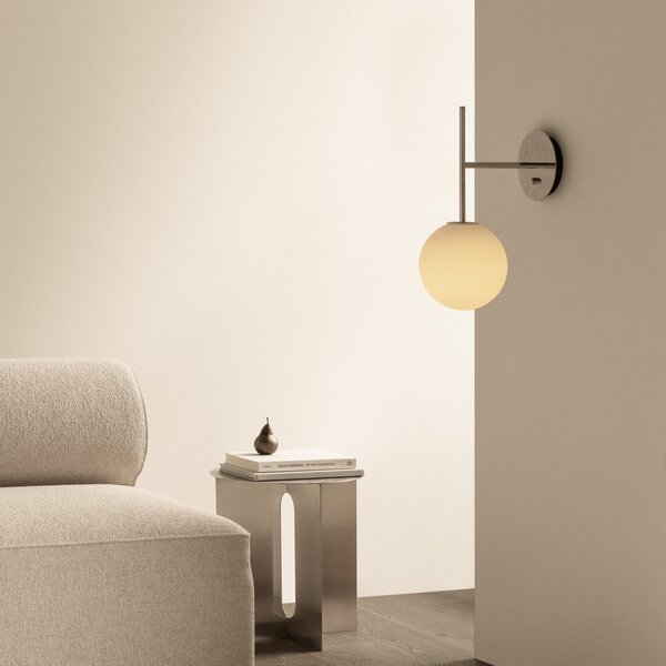 Lampă de perete Audo Copenhagen, TR Bulb Suspended, reglabil, Alb, Camera de zi, Sticlă, Design
