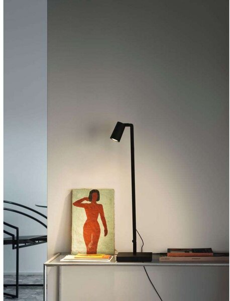 Lampă de masă Nemo Lighting, reglabil, Negru, Studiu / Birou, Aluminiu