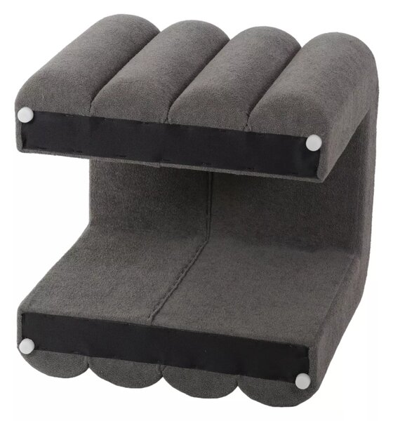 Taburet design gri TICA