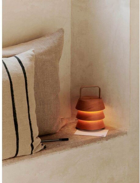 Lampă de masă ferm LIVING, Lemn, Camera de zi, Lemn