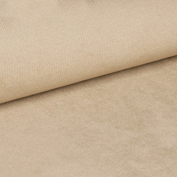 Pat tapitat COMFINO VELVET cu pat suplimentar 120x200 cm, crem