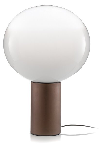 Lampă de masă Artemide, Laguna 37, reglabil, Bronz / Alamă Veche, Camera de zi, Sticlă, Design