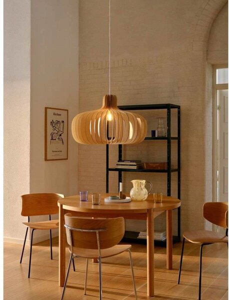 Lustră Pendul Nordlux, Hazo, reglabil, Lemn, Camera de zi, Lemn, Scandinavă