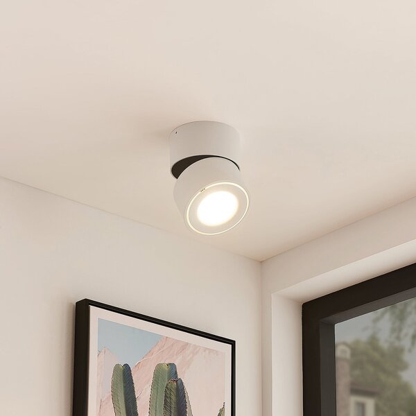 Arcchio Spot LED pentru tavan Rotari, alb, 1 bec, 1987 lm, reglabil, Alb, Hol, Aluminiu, Modern
