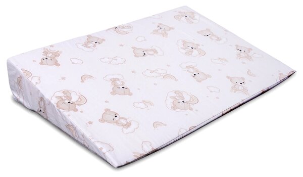 Perna antireflux cu husa detasabila bumbac 40x59 cm Kidizi Sleepy Bear