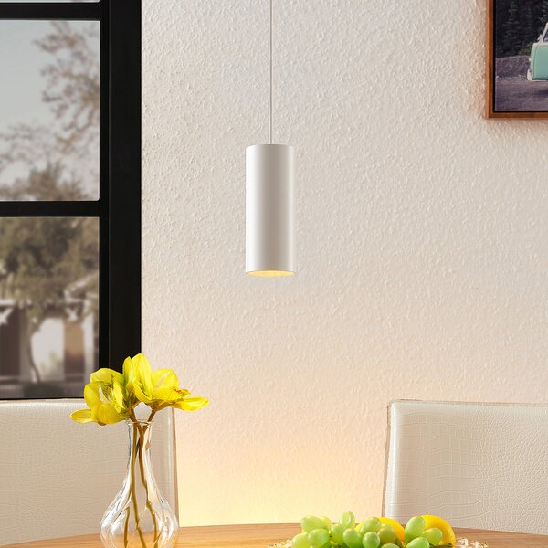 Arcchio Ejona lampă suspendată, înălțime 15 cm, alb, aluminiu, reglabil, Alb, Hol, Metal, Modern