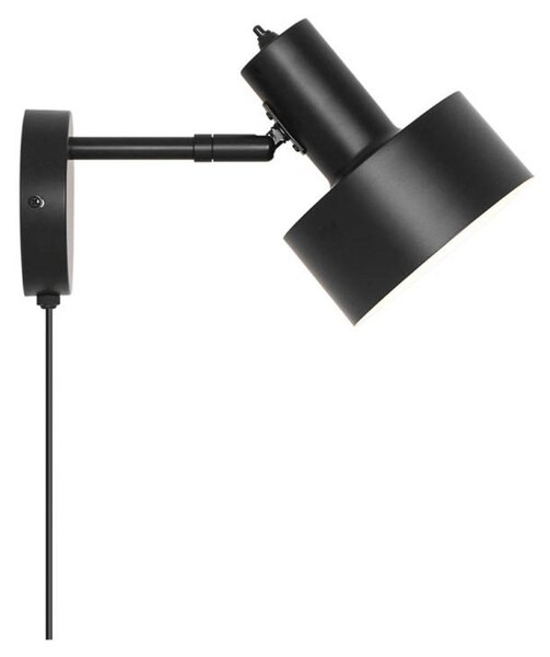 Lampă de perete Nordlux, Negru, dormitor, Metal
