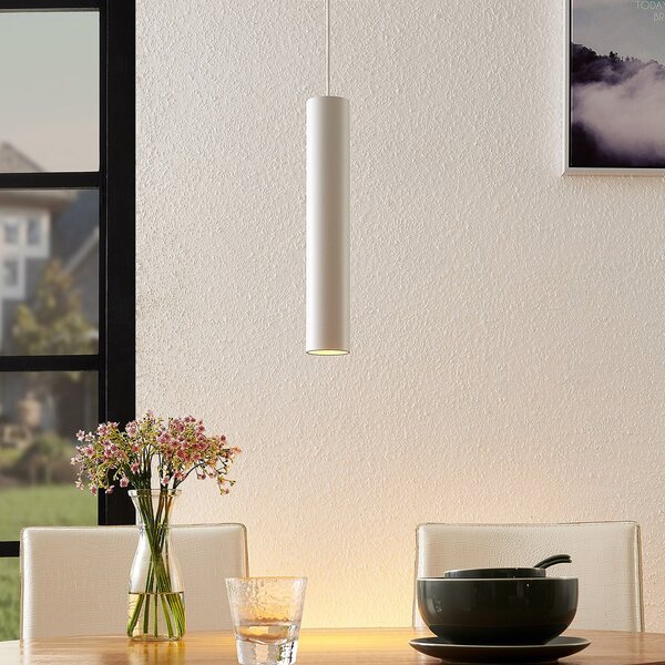Arcchio Ejona lampă suspendată, înălțime 35 cm, alb, aluminiu, reglabil, Alb, Hol, Metal, Modern