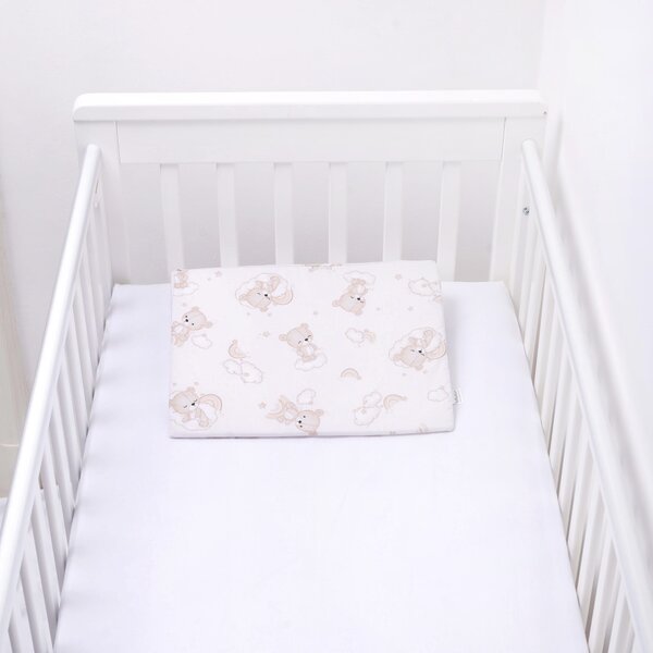 Perna antireflux cu husa bumbac detasabila 30x38 cm Kidizi Sleepy Bear