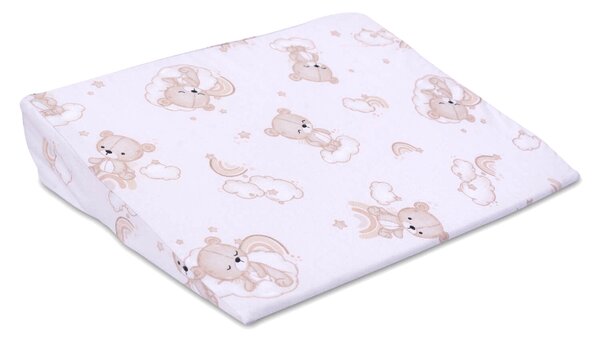 Perna antireflux cu husa bumbac detasabila 30x38 cm Kidizi Sleepy Bear