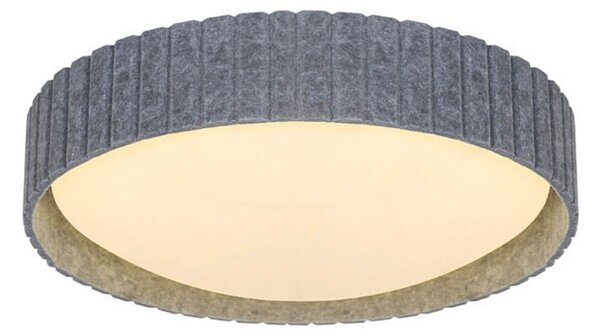 Lampă de perete Nordlux, Gri, Zona coridorului, Țesătură / Textil