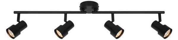 Lampă de perete Nordlux, Negru, Camera de zi, Metal
