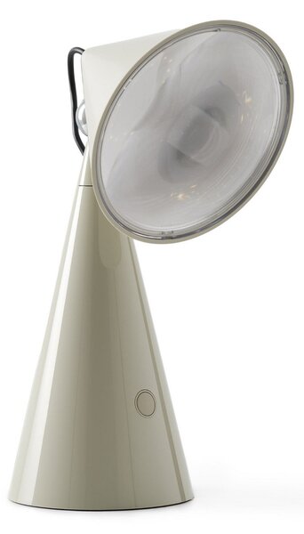 Lampă de masă Tom Dixon, POSE, reglabil, Gri, Camera de zi, Plastic, Design