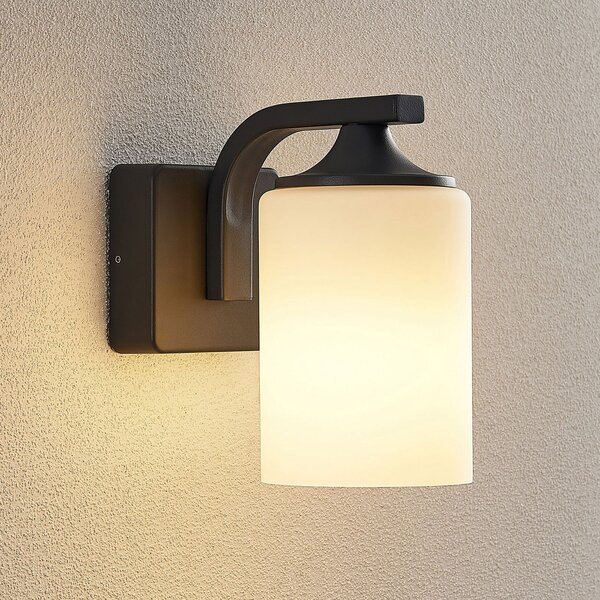 Lindby Yannis aplică de exterior, reglabil, Gri, Metal, Modern