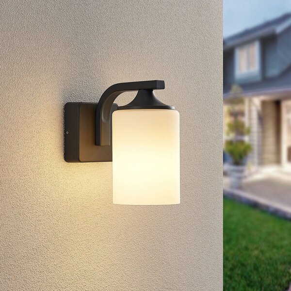 Lindby Yannis aplică de exterior, reglabil, Gri, Metal, Modern