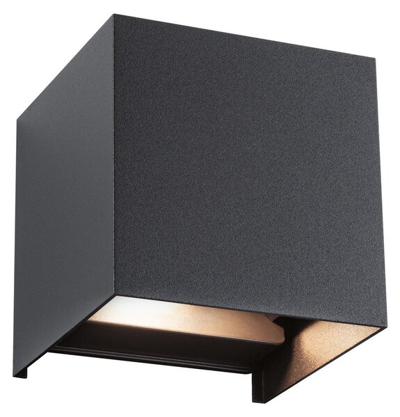 Lămpi de exterior Paulmann, Cybo, reglabil, Negru, Aluminiu, Modern