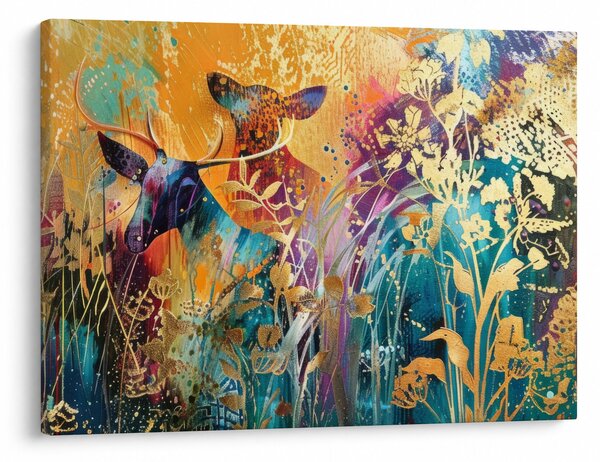 Tablou - Pictura abstractă a naturii (70x50 cm)