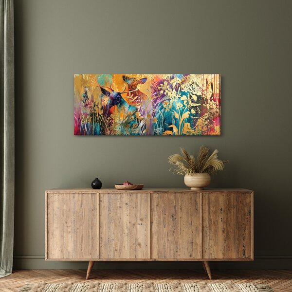 Tablou - Pictura abstractă a naturii (120x50 cm)