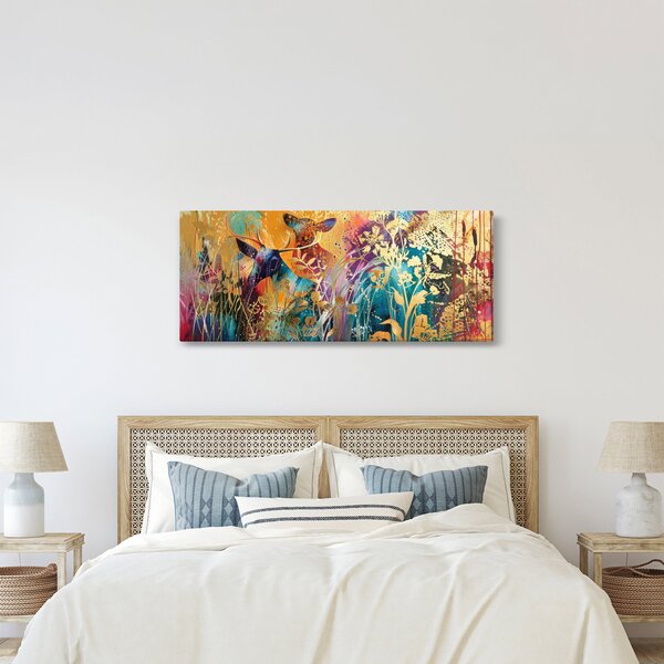 Tablou - Pictura abstractă a naturii (120x50 cm)