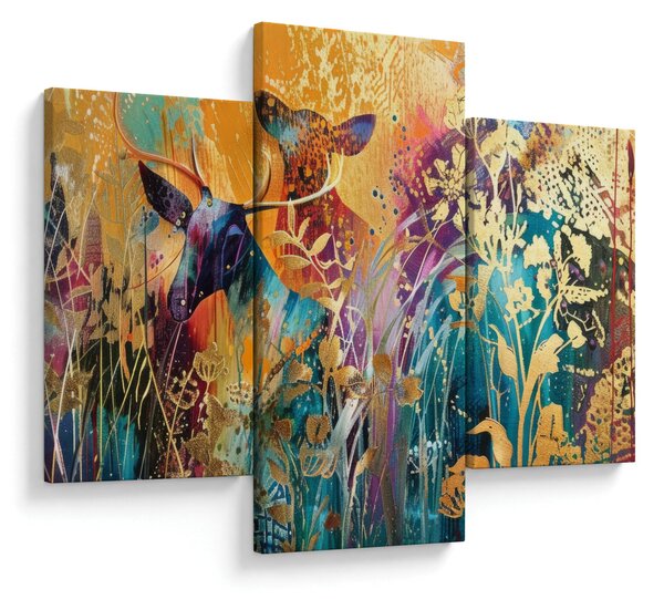 Tablou - Pictura abstractă a naturii (90x60 cm)