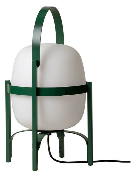 Lampă de masă Santa & Cole, Verde, Sala de mese, Aluminiu