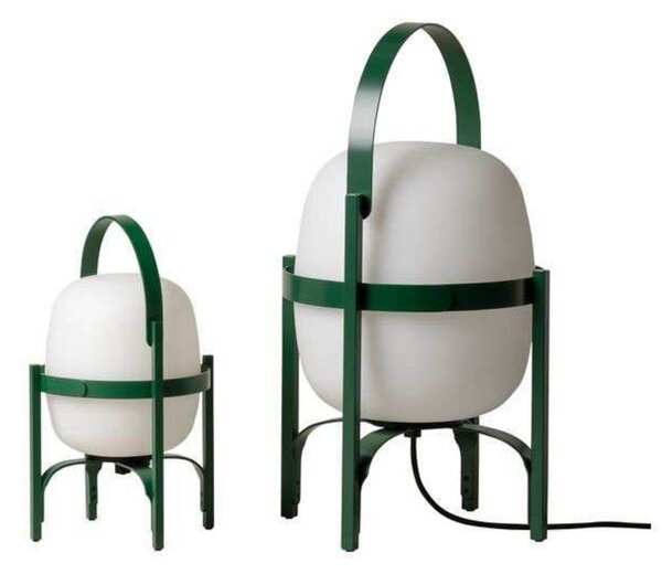 Lampă de masă Santa & Cole, Verde, Sala de mese, Aluminiu