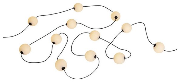 Ghirlande Luminoase LOOM DESIGN, Misst Garland 12, Alb, Terasă, Plastic, Modern