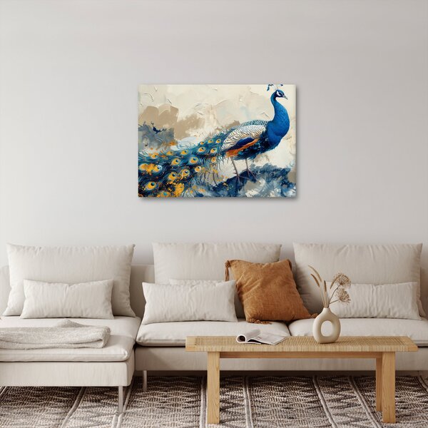 Tablou - Peacock, pictură (70x50 cm)