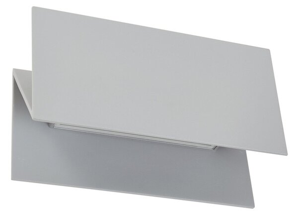 Lămpi de exterior Lucande, Meja, Gri, Balcon, Aluminiu, Modern