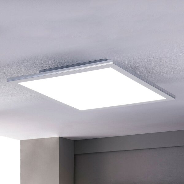 Lindby Panou LED Livel, CCT, 62 cm x cm, telecomandă, reglabil, Metalic, Bucătărie, Plastic, Modern