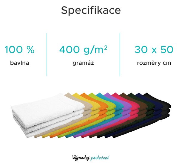 Prosop Classic mic gri inchis 30x50 cm, 100% bumbac