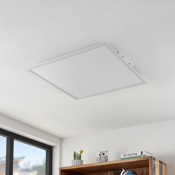 Lindby Panou LED Quais, 60 x cm, alb, aluminiu, 4.000K, Alb, Bucătărie, Aluminiu, Modern