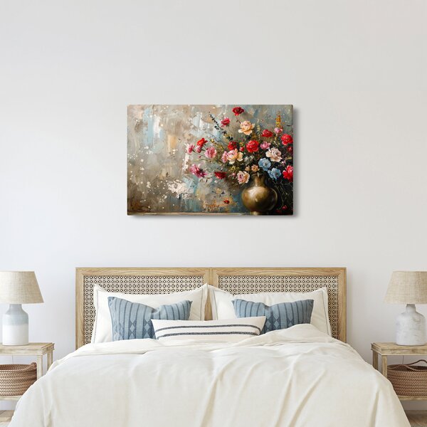 Tablou - Vaza de flori (90x60 cm)