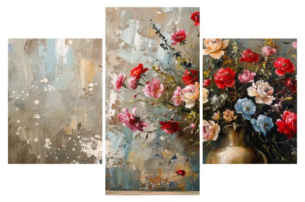 Tablou - Vaza de flori (90x60 cm)