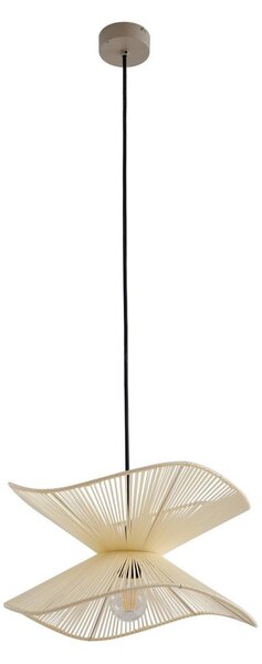 Lampă de Exterior Lindby, Valdorin, reglabil, Bej, Terasă, Țesătură / Textil, Modern