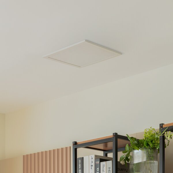 Lindby Panou LED Kenma, CCT, 29,6 cm x cm, reglabil, Alb, Camera de zi / sufragerie, Plastic, Modern