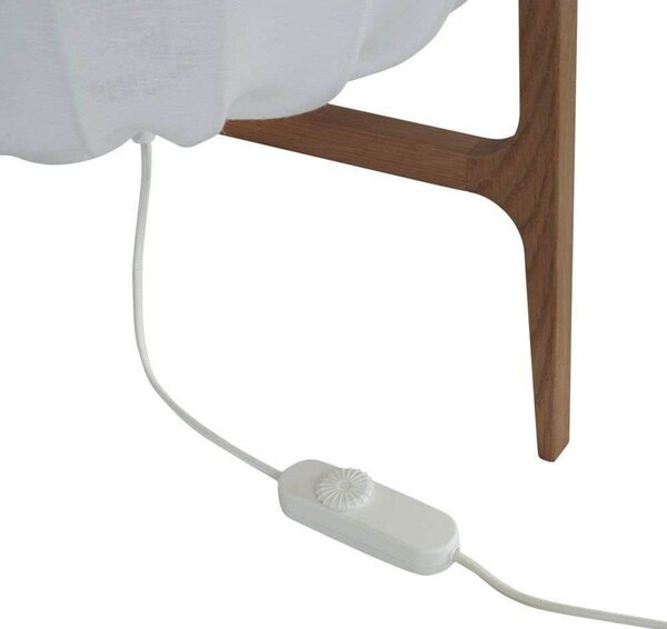 Lampadar Watt & Veke, reglabil, Alb, Camera de zi, Lemn, Scandinavă