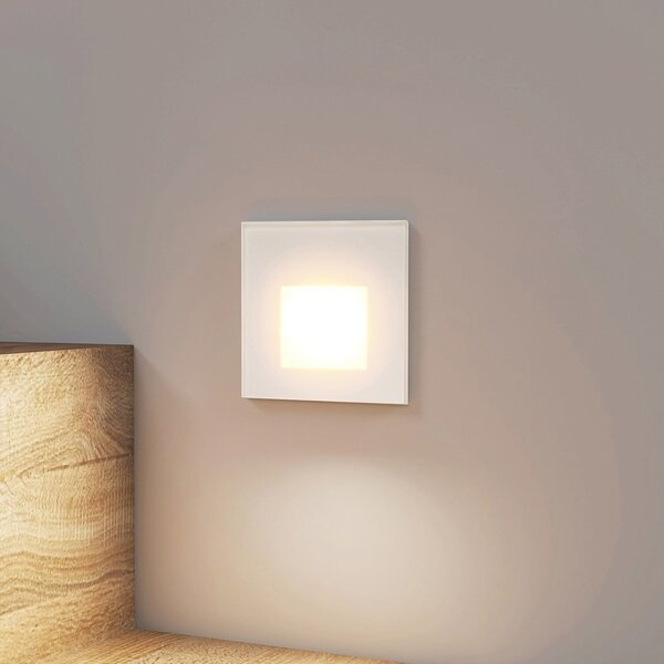 Arcchio LED lampă încastrată Vexi, 7,8 cm x cm, alb, CCT, reglabil, Alb, Hol, Aluminiu, Modern, Luminile încastrate unghiulare