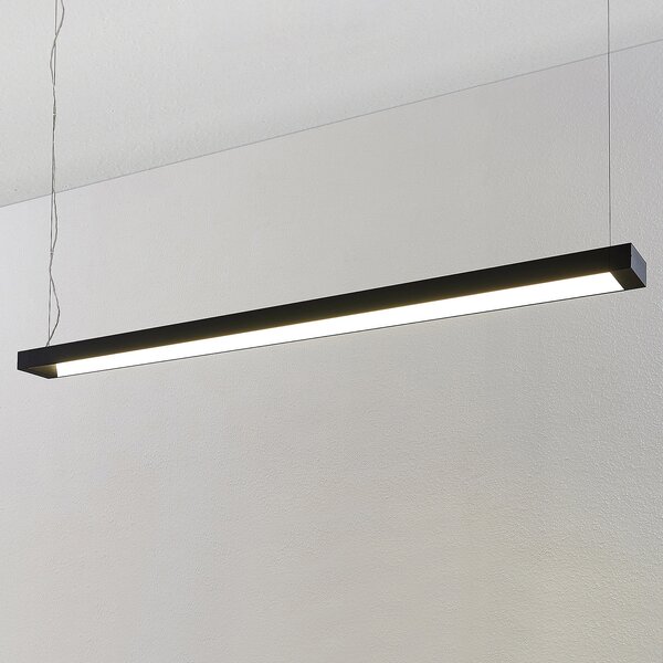 Arcchio lampă suspendată LED Cuna, negru, 162cm, metal, Negru, Studiu / Birou, Metal, Modern