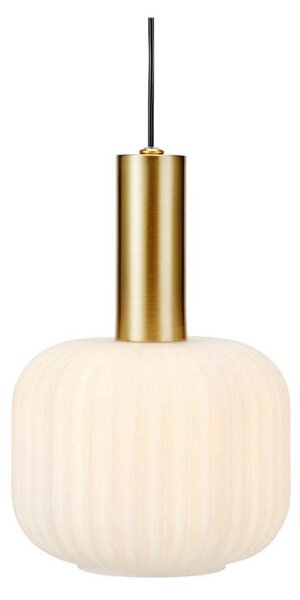 Sober Lustră Pendul Small Brushed Brass/White - Markslöjd