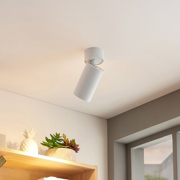 Arcchio Thabo spot tavan LED, orientabil, 12,5 W, reglabil, Alb, Hol, Metal, Modern