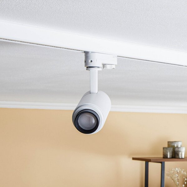 Arcchio Nanna LED reflector cu șină alb 4000K 12W, Alb, Studiu / Birou, Metal