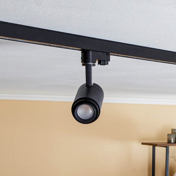 Arcchio Nanna LED track spot negru 4000K 12W, Negru, Studiu / Birou, Metal