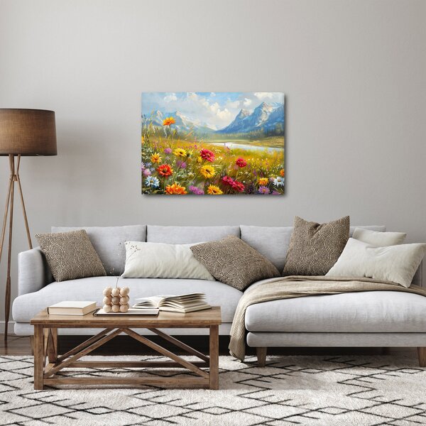 Tablou - Peisaj pictat (70x50 cm)