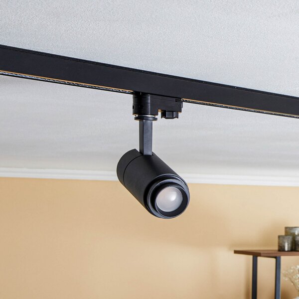 Arcchio Nanna LED track spot negru 3000K 12W, Negru, Studiu / Birou, Metal